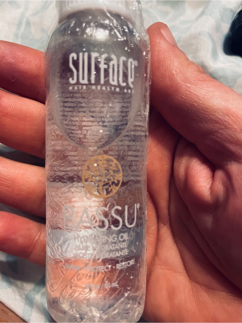 New Surface Bassu Hydrating Oil 2 fl oz retail $42